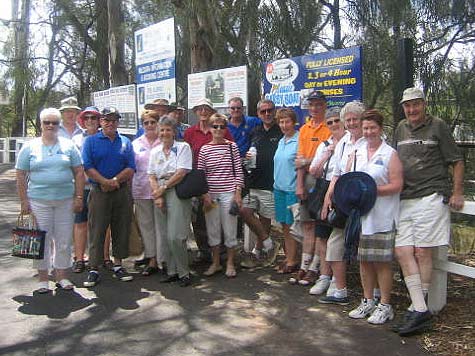 About to go on the Murray River at Mildura, Oct 23rd